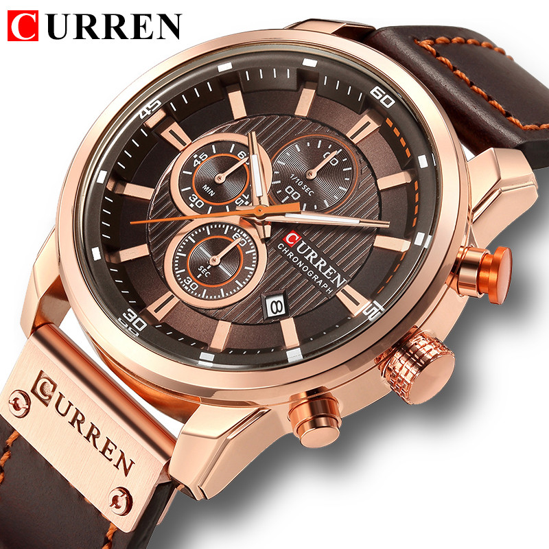 Top Brand Luxury CURREN Men's Sports Watches Fashion Casual Quartz Watch Men Military Wrist Watch Ma