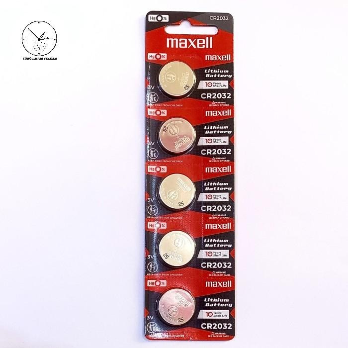 PF7W Baterai Maxel Cr2032 3V Original Battery Cr 2032 Lithium 3 Volt