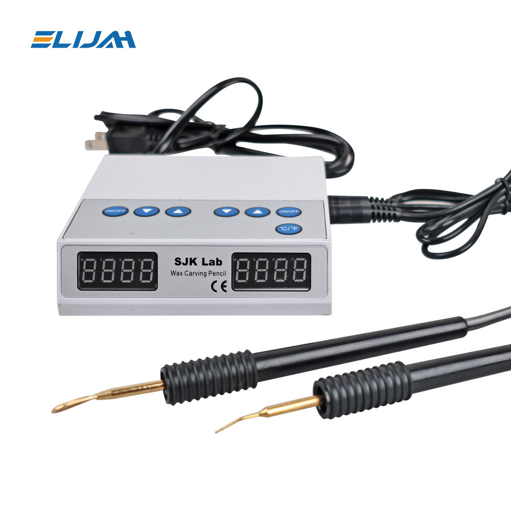 ELIJAH Dental Electric Wax Waxer Carver Contains Double Carving Pen Carving Wax Knife Electric Wax C