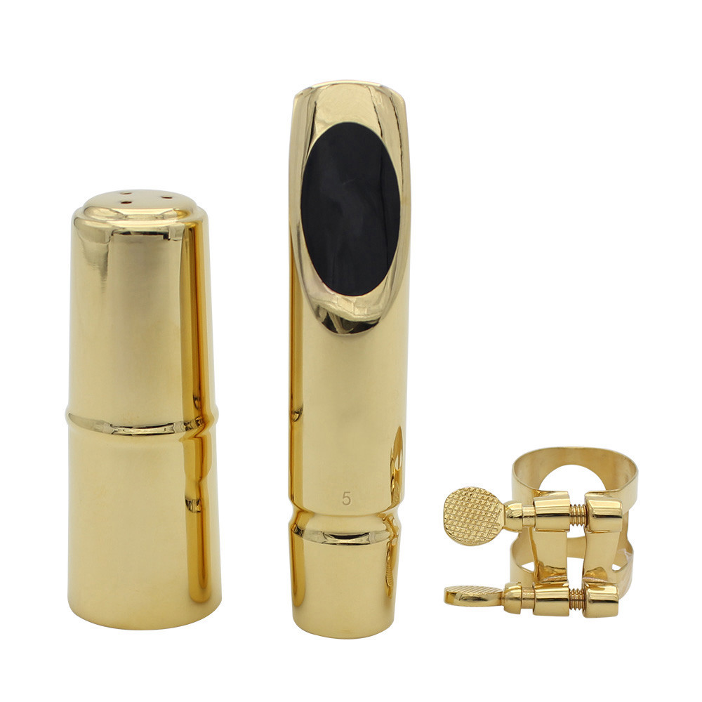 Gold Alto Saxophone Mouthpiece 5C 6C 7C 8C E Flat Metal Sax Mouthpiece Saxophone Parts Woodwind Musi
