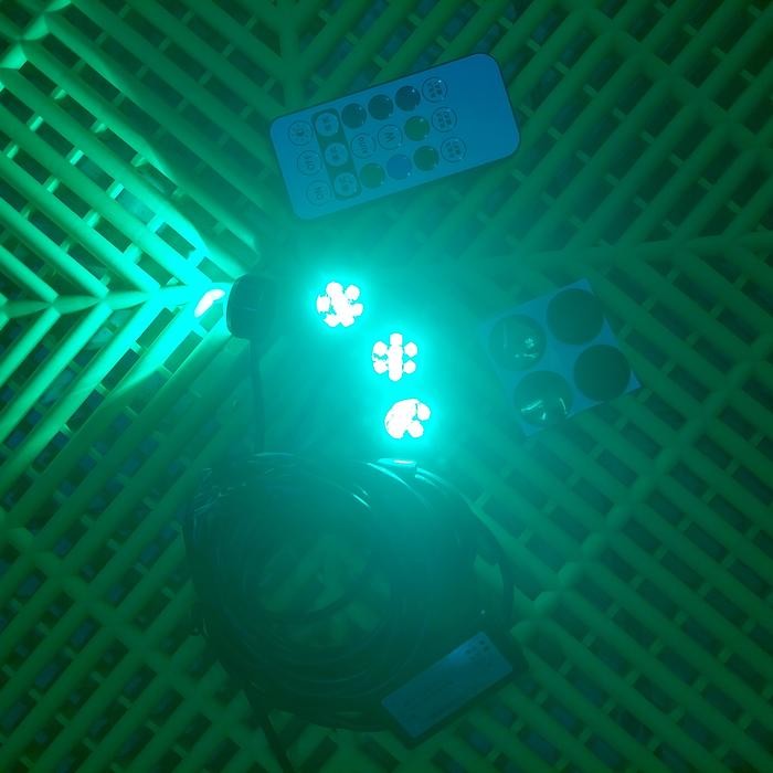 Lampu Strobo pesawat remote control RGB