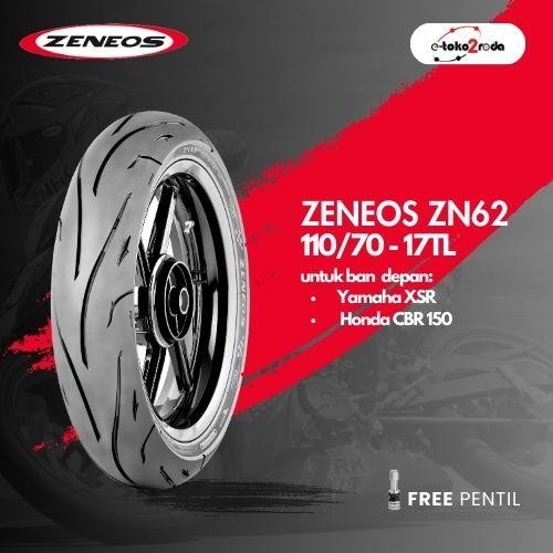BAN ZENEOS TUBELESS ZN62 110/70-17 RING 17