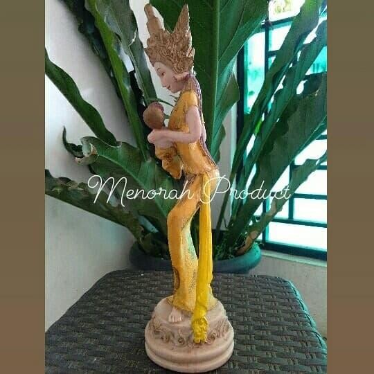 Patung Bunda Maria Bali. 30Cm