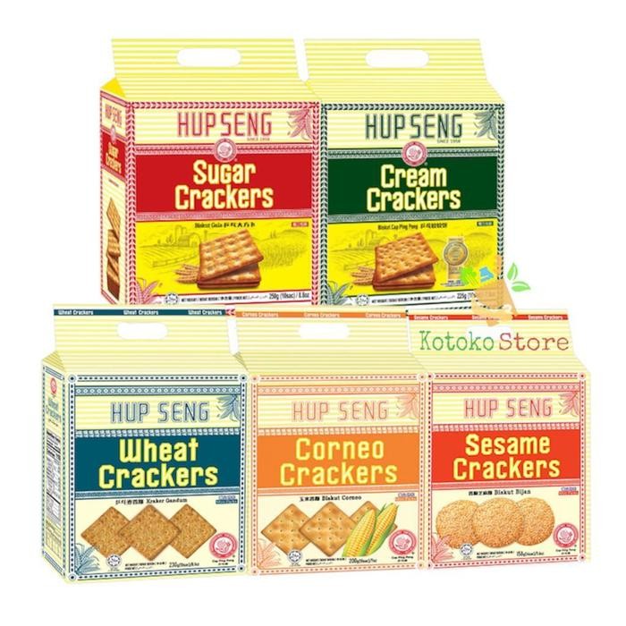 

4ZMI Biskuit Hup Seng Cream Crackers Cap Ping Pong / Hupseng Bungkusan