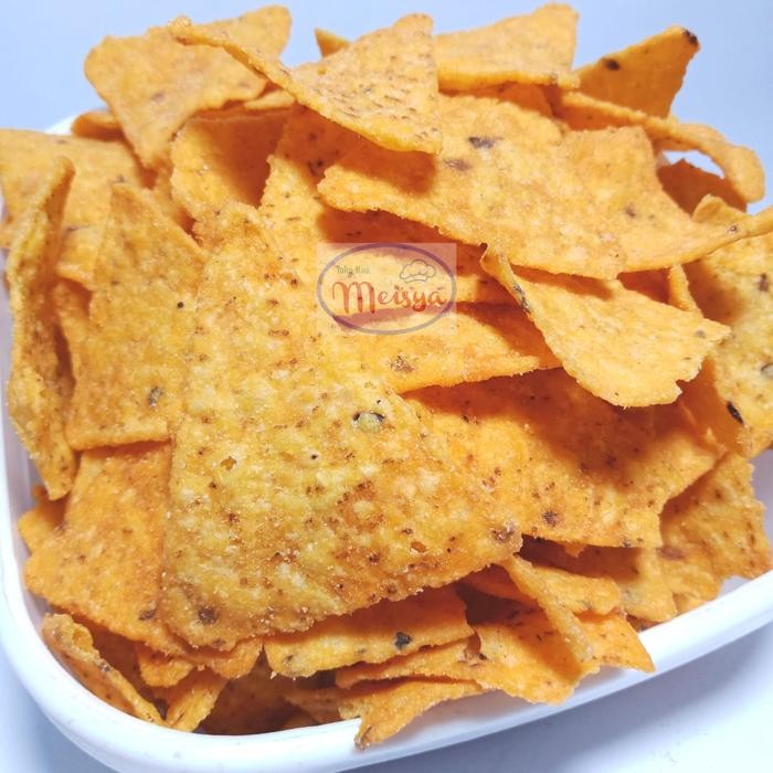 

4ZMI Cemilan / Tortila Chips Bbq / Keripik Jagung / Tortilla Rasa Barbeque 250Gr
