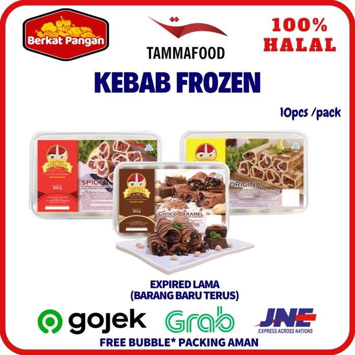 

4ZMI Tamma Kebab Frozen Pahlawan Kebab Beku Isi 10 Pcs