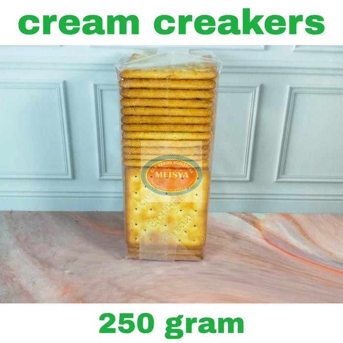 

4ZMI Biskuit Cream Crackers / Biskuit Gabin / Gabin Tawar 1 Kg