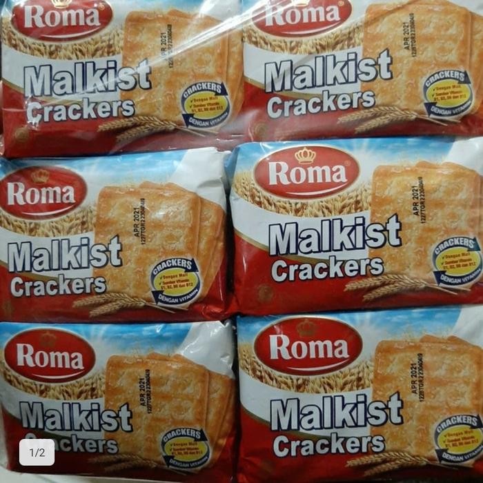 

4ZMI Roma Malkist Crackers 1 Pack Isi 6 Kotak