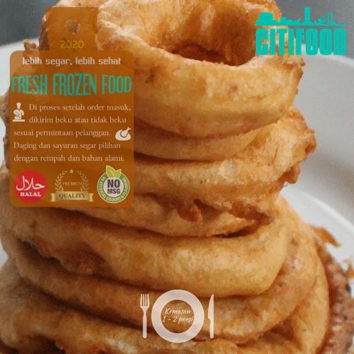 

4ZMI Batter Onion Rings Cincin Bombay Batter Frozen