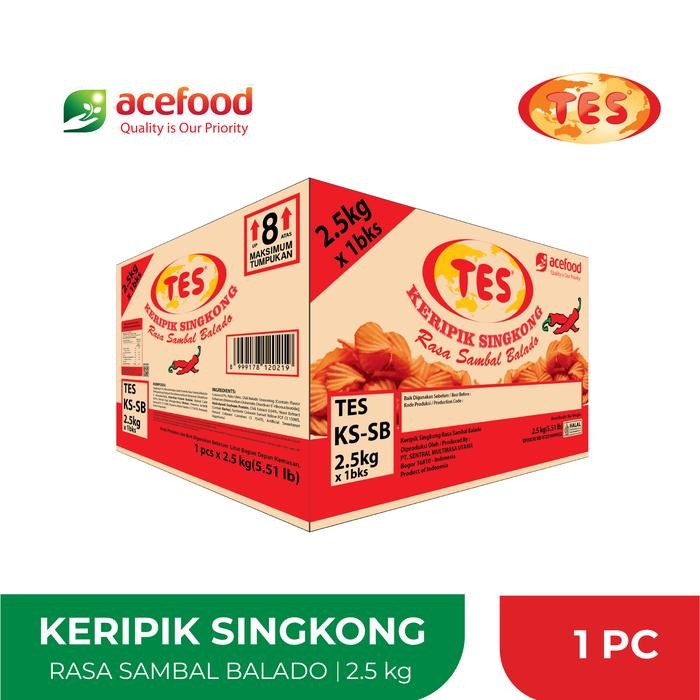 

IOI2 Tes Kripik Singkong 2.5 Kg Sambal Balado