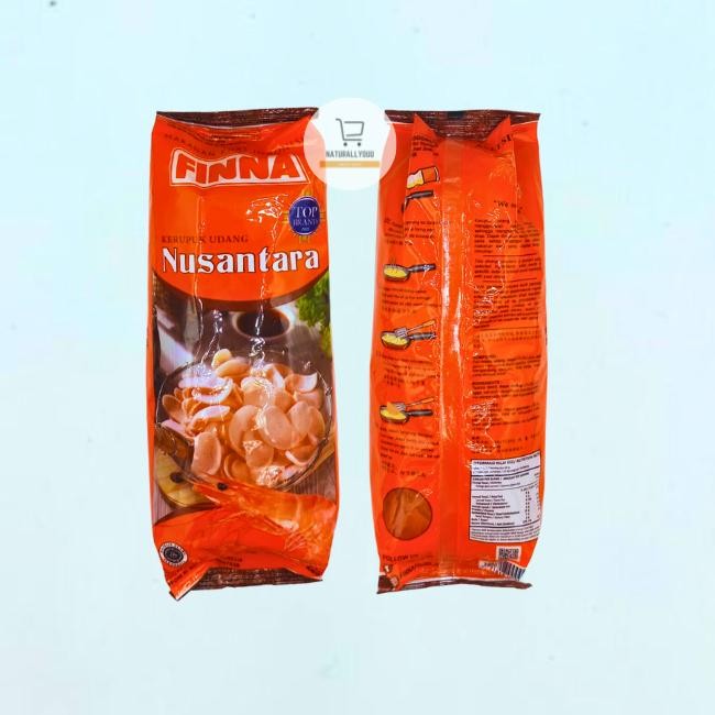 

IOI2 Finna Kerupuk Udang Nusantara B 380Gram Mentah Prawn Cracker Halal Keripik Krupuk