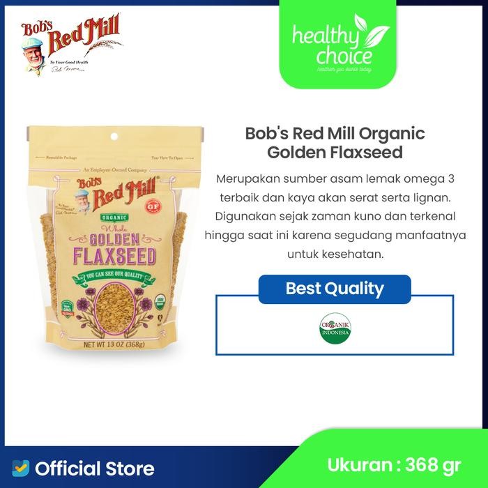 

IOI2 Bob'S Red Mill Organic Golden Flaxseed 368 Gr