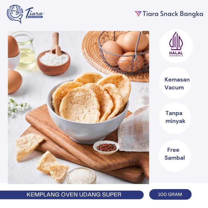 

IOI2 Kerupuk Oven Udang Super Asli Belinyu Bangka Krupuk Udang Oven