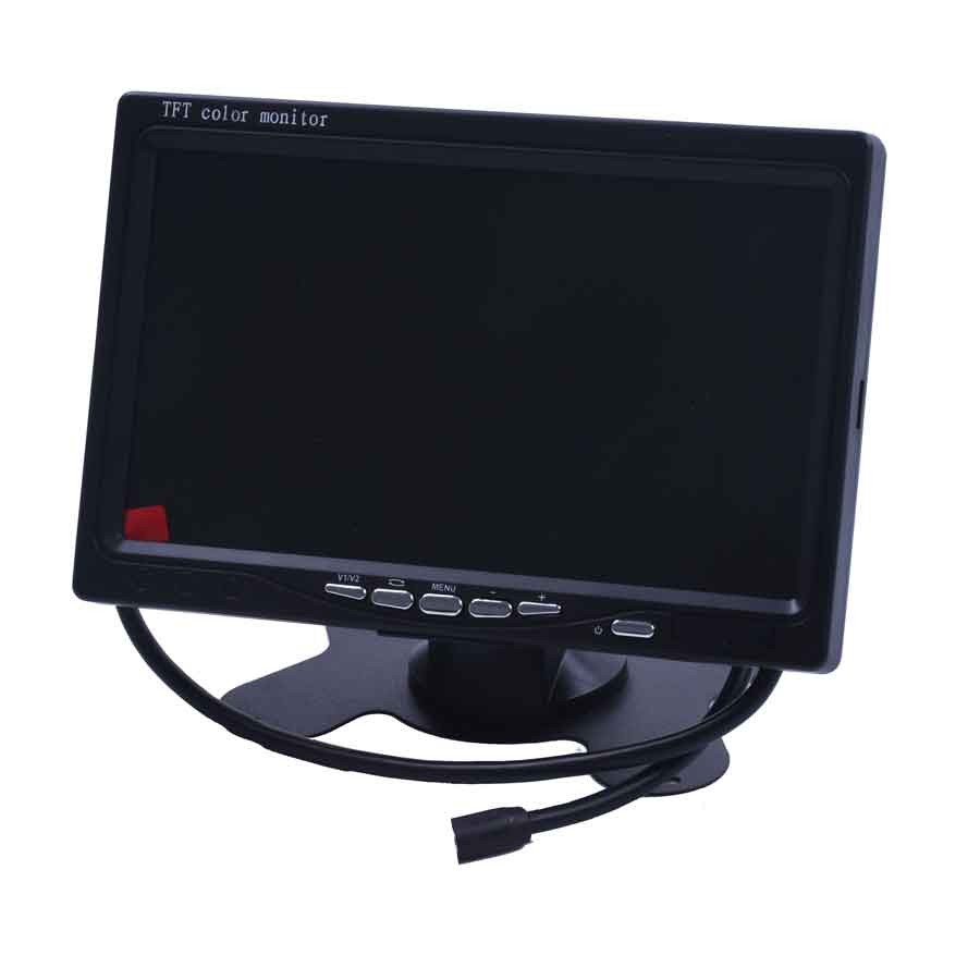 7 Inch Color TFT LCD DC 12V Car Monitor Rear View Headrest Display
