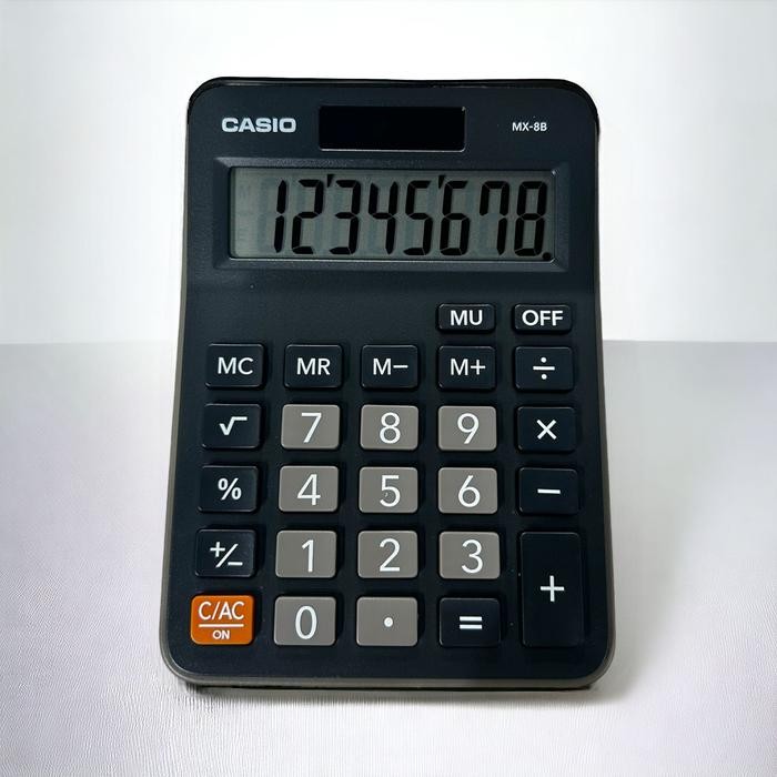 

CASIO KALKULATOR MX-8B - KALKULATOR TOKO/DAGANG - STANDARD - 8 DIGIT