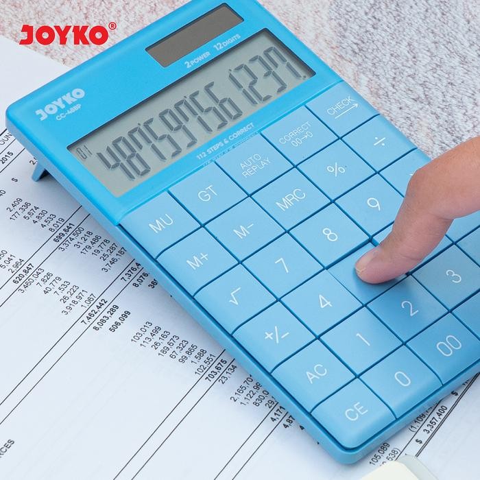 

CALCULATOR KALKULATOR JOYKO CC-48BP 12 DIGITS CHECK CORRECT