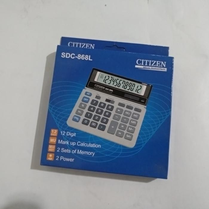 

KALKULATOR CITIZEN SDC - 868L