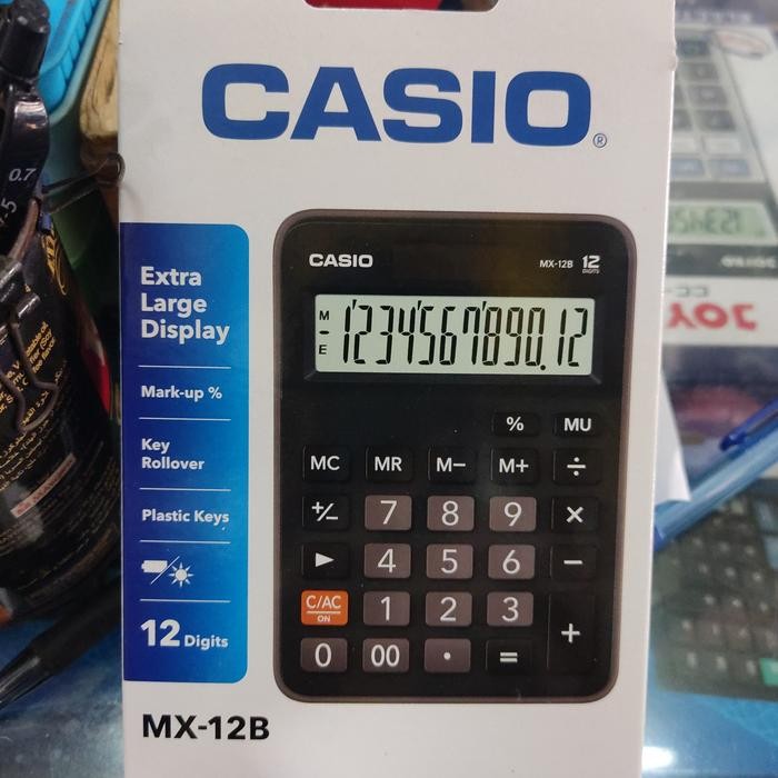 

Casio Kalkulator Mx-12B Dengan Layar Ekstra Besar Tampilan Angka Lokalisasi Dan Pengisian Surya 12