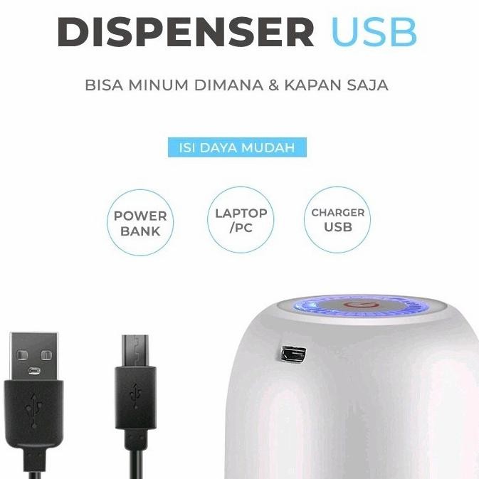 TUMMY POMPA GALON ELEKTRIK RECHARGE DISPENSER AIR GALON CHARGE