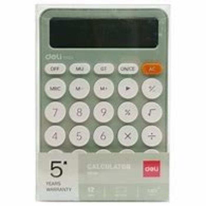 

DELI EM124 KALKULATOR PORTABLE PINK PASTEL