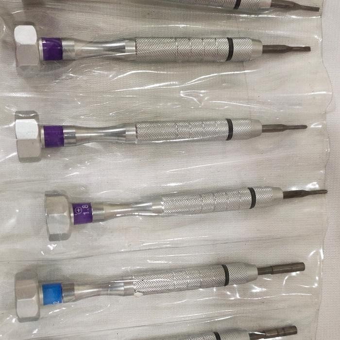 obeng set isi 6/ready/alat optik