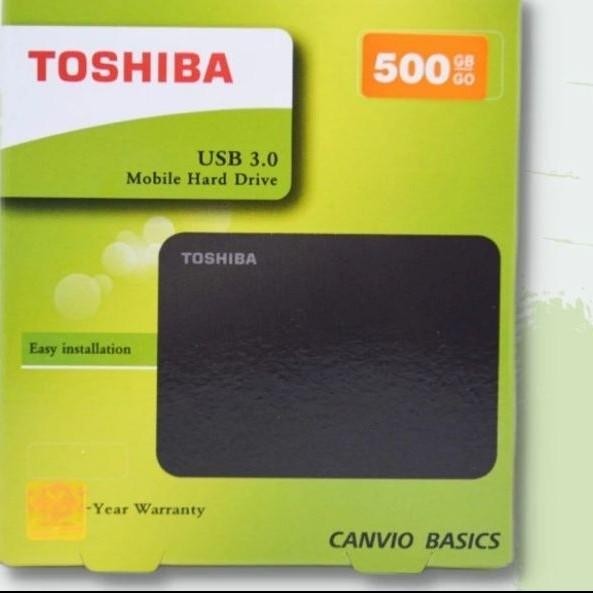 Hdd Harddisk Hardisk External Toshiba Canvio 500Gb 500 Gb