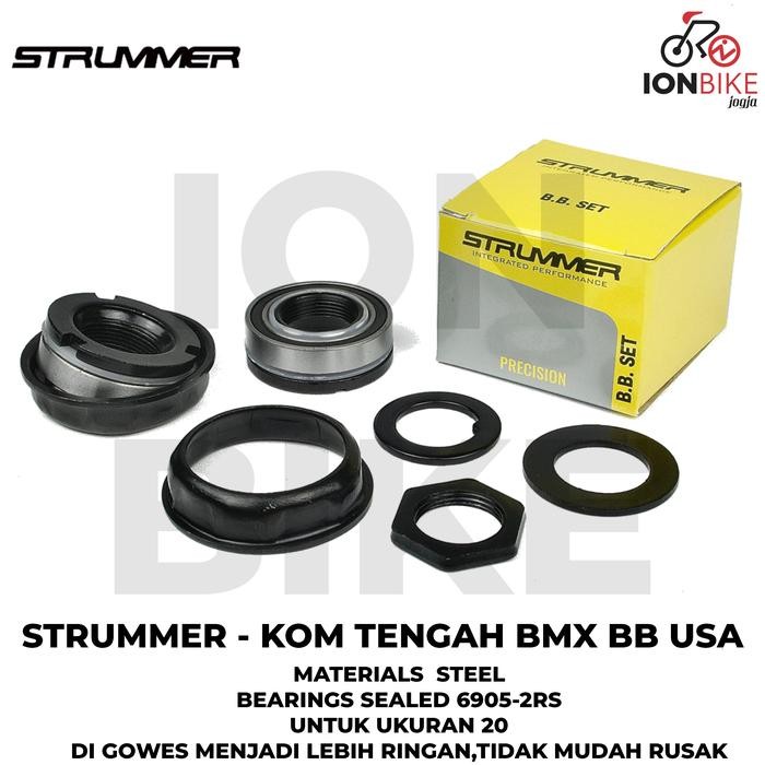 Kom Gear Tengah Sepeda BMX 20 Strummer Bearing BB Engkel BB USA Gir