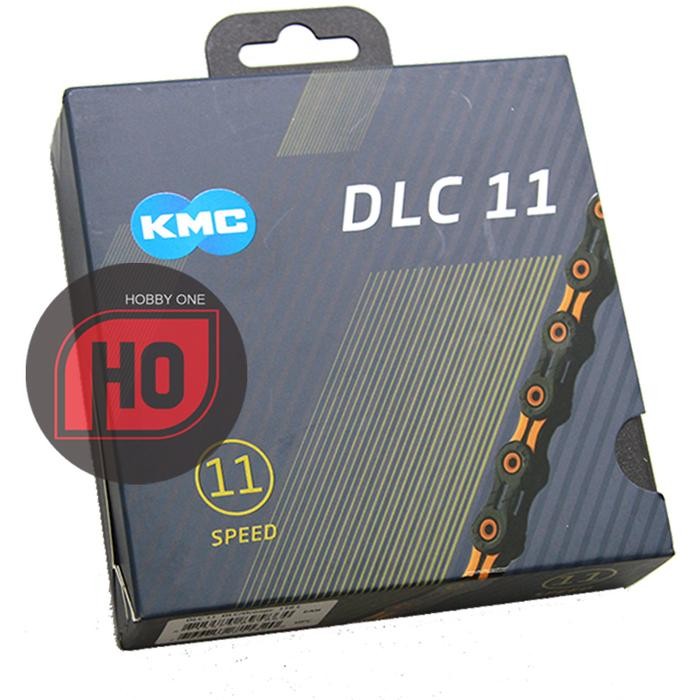 KMC DLC 11 ORANGE 118L Chain - Rantai 11 Speed RB MTB Gravel
