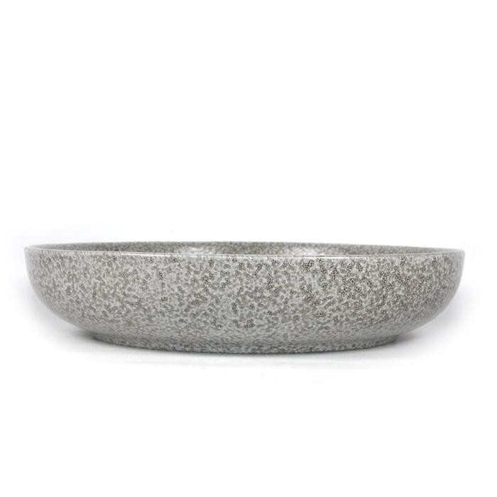 Artisan Ceramic Rock Deep Plate D: 26 Cm