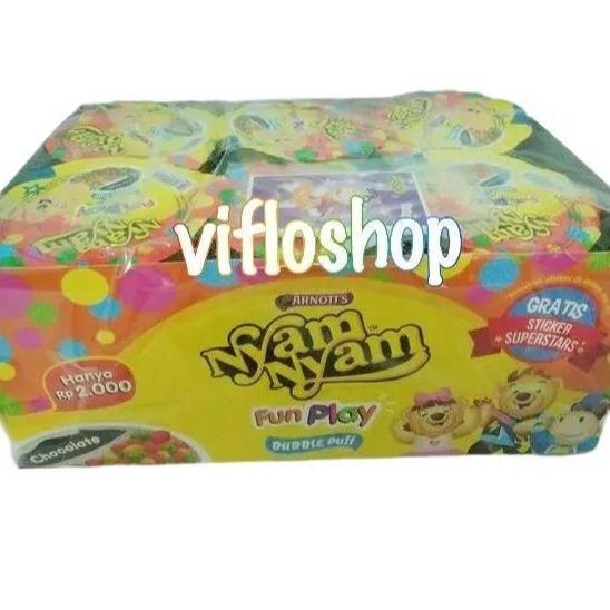 

3YC3 Nyam-Nyam / Nyam Nyam Fun Play Bubble Puff (Isi 12)