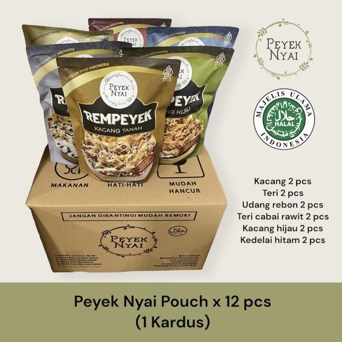 

3YC3 Peyek Nyai - Paket Rempeyek Pouch