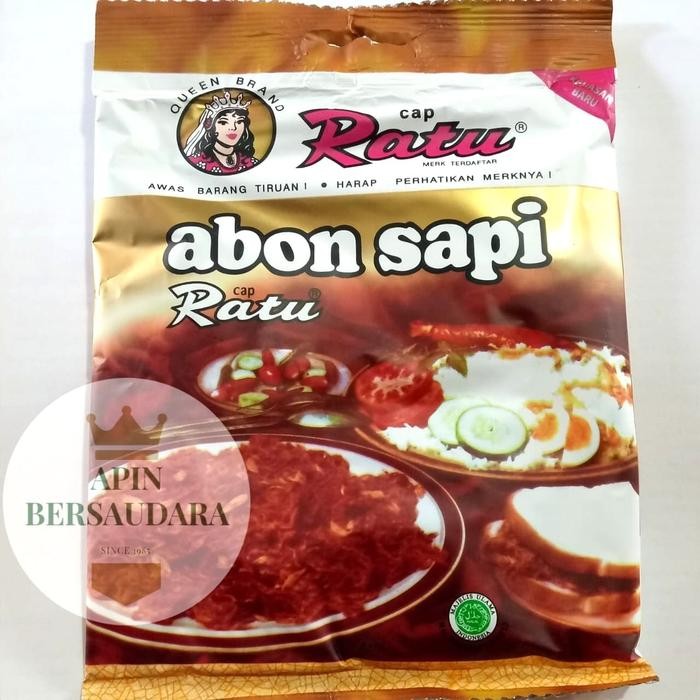 

3YC3 Abon Ratu Asli / Abon Sapi Cap Ratu Kemasan Terbaru / Queen Brand Flos