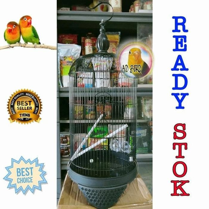 SANGKAR/KANDANG LOVEBIRD MERK PANDA BESI TEBAL (GRAB /GOJEK) ORIGINAL QUALITY