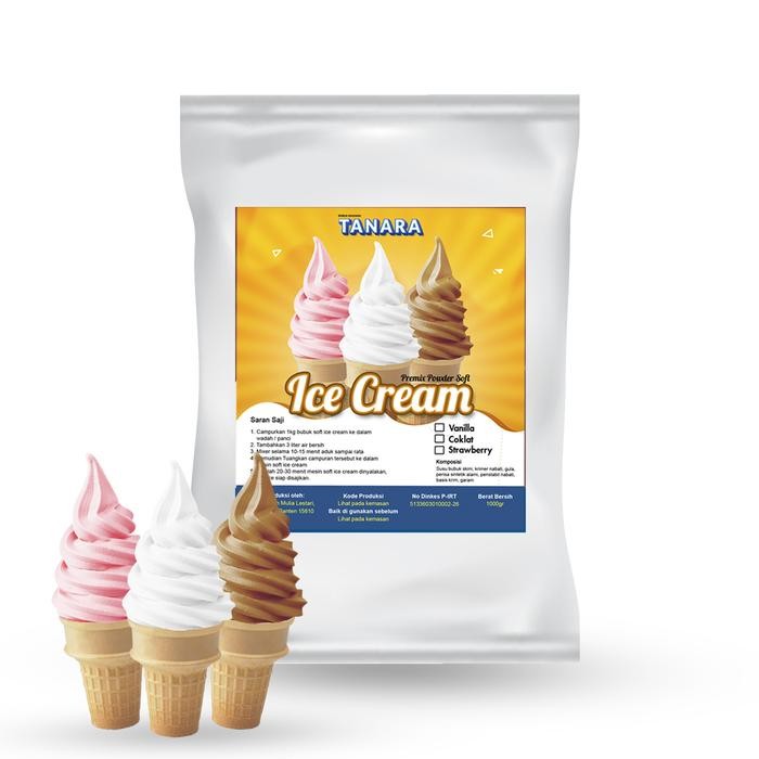 

Bubuk Soft Ice 1 Kg - Serbuk Es Cream - Bandar Powder