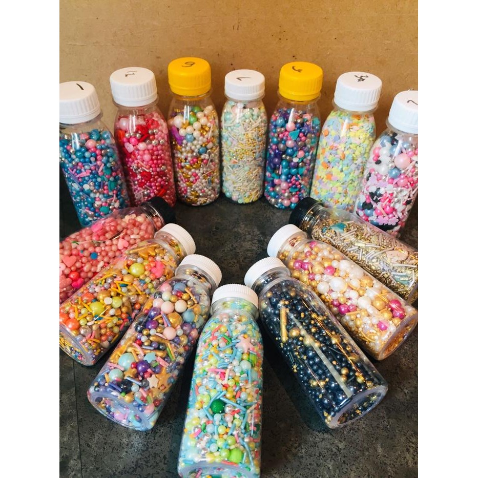 

Sprinkle Trimit kue Mix Bentuk / Sprinkel hiasan kue cake Cantik