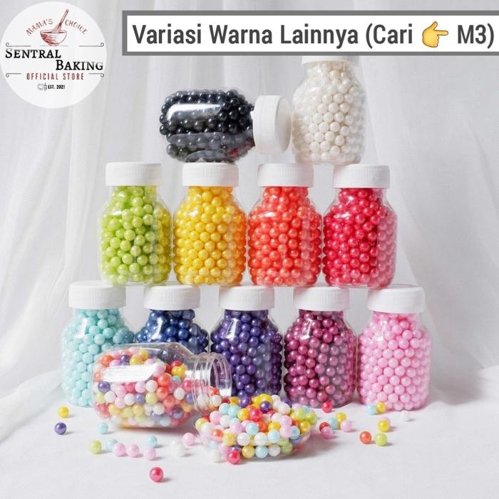 

SPR-166 Sprinkle Mutiara Metalik Hijau Tua 6mm (M3-D4) Springkel Kue