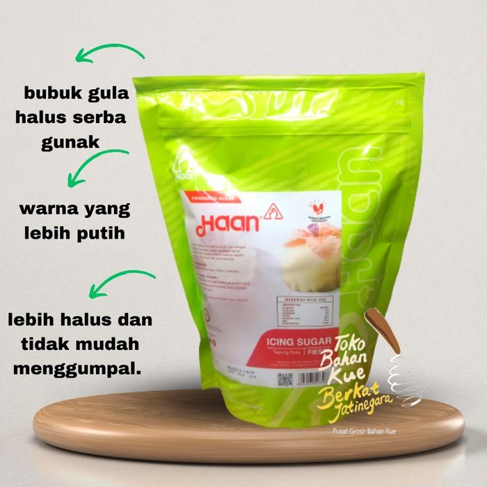 HAAN ICING SUGAR FIESTA 1 KG / ICING SUGAR