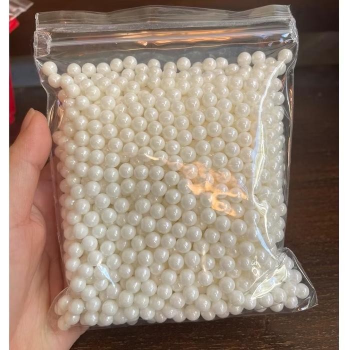 

Sprinkle cake bisa dimakan 250gr white seri putih sugar bead hiasan kue Orange Food Baking Black