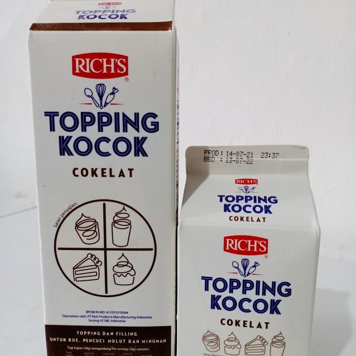 

Richs topping kocok coklat