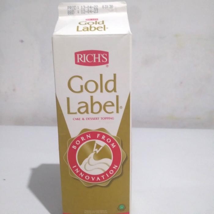 

Rich's Gold Label Whipping Cream 907 Gram