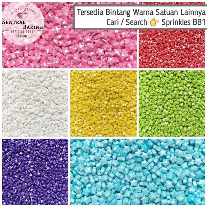 

Sprinkle Kue Bintang Gold Emas (BG2) / Springkel Star Springkle Kue