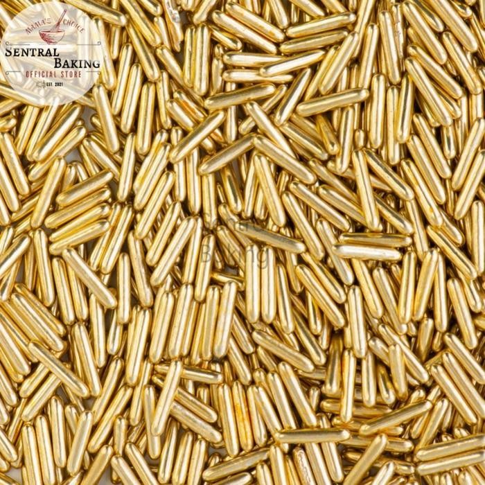 

Sprinkle Kue Mutiara Hati Putih Emas / Springkel Springkle Hiasan Kue