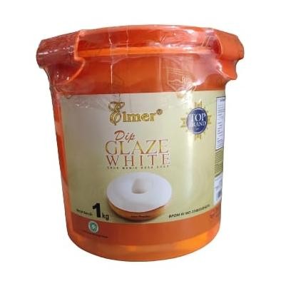 

ELMER DIP GLAZE WHITE/VANILLA 1KG TOPPING/ISIAN DONAT/ROTI/CAKE DLL