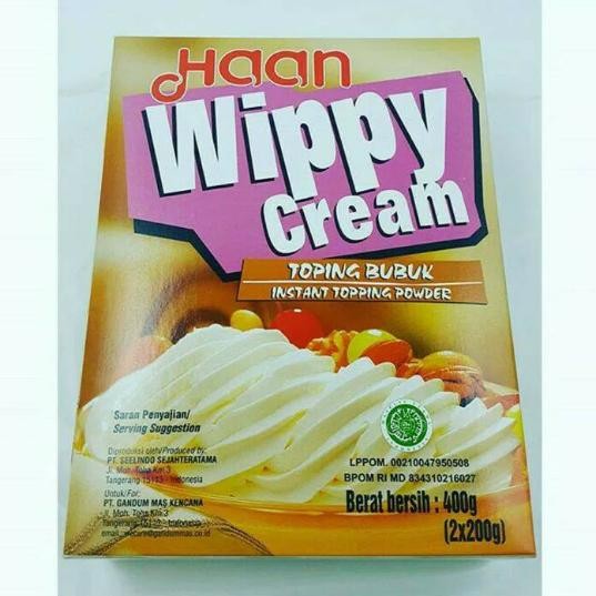 

Haan Wippy Cream topping