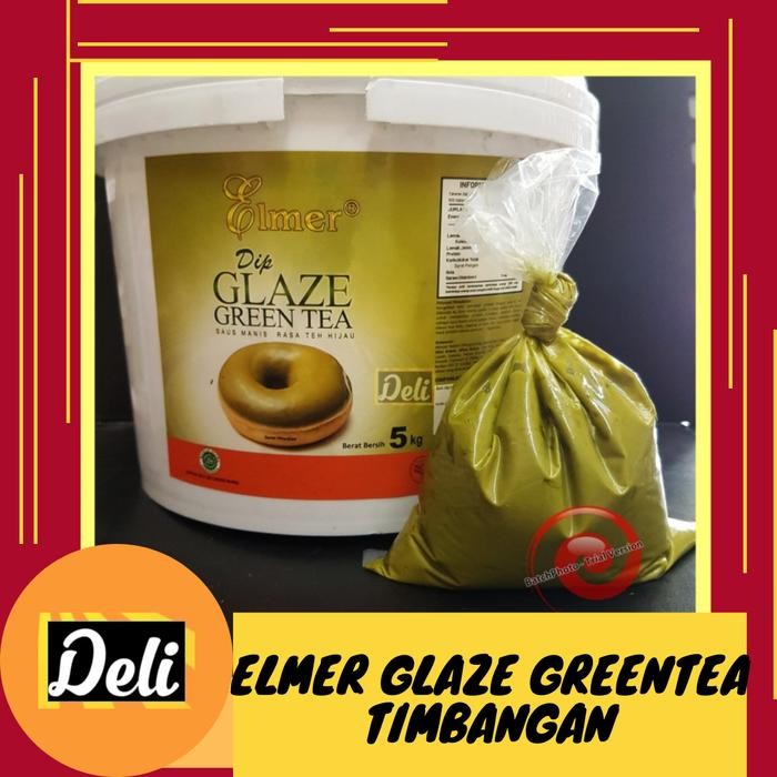 

Elmer Dip Glaze Green Tea Matcha Repack 500gr / Glaze Elmer Greentea