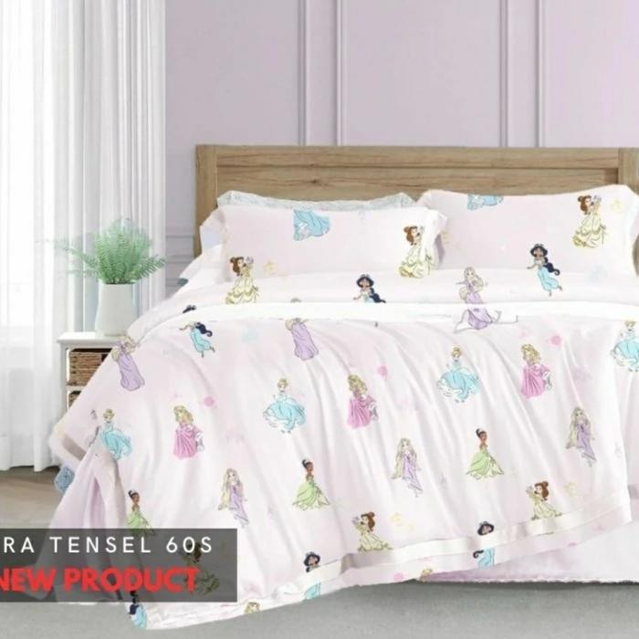 Sprei Bedcover Katun Lyocell Custom Cek Deskripsi Duk