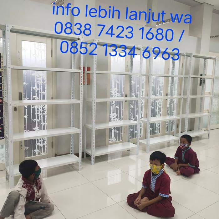 Rak Besi Siku Lubang Uk 40*100*200(6Susun)
