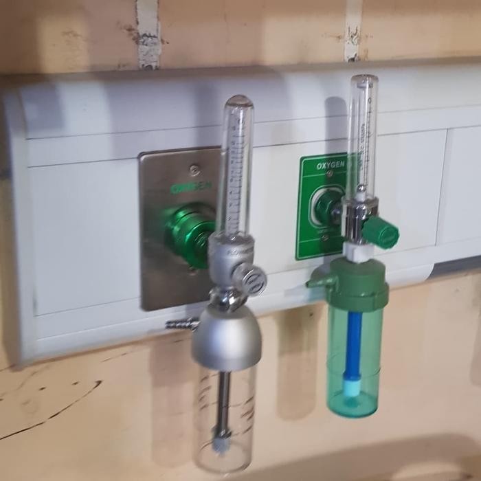 JTTOP" FLOWMETER PUTAR HUMIDIFIER OKSIGEN / OXYGEN / REGULATOR DINDING