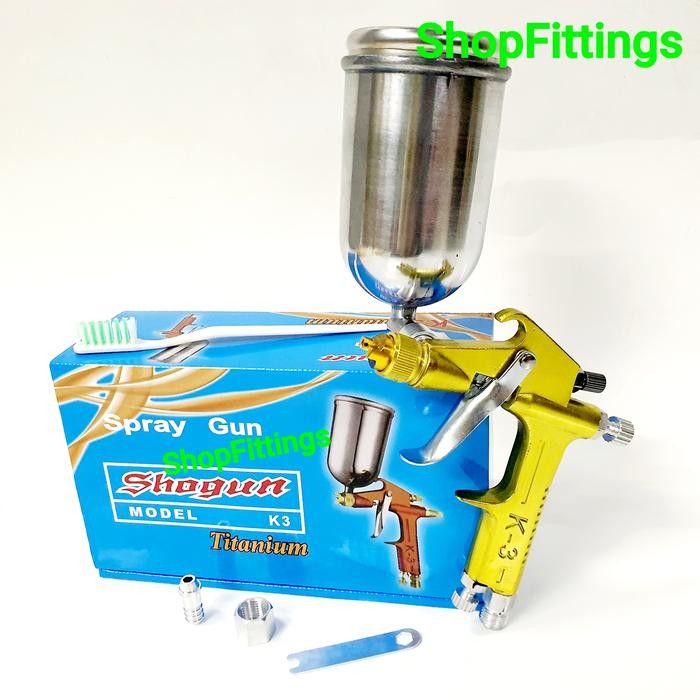 Berkualitas Spray Gun Mini K3 R2 Spet Tabung Atas Alat Semprot Cat Pilih Budget
