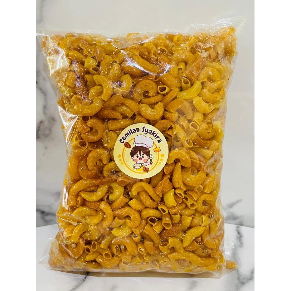 

MAKARONI CIKRUH PEDAS DAUN JERUK 500G CEMILAN SYAKIRA ASIN PEDAS RENYAH GA ALOT VARIAN PEDAS EXTRA